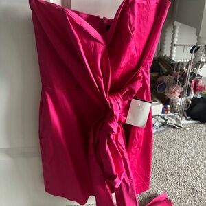 French connection Florida strapless mini dress